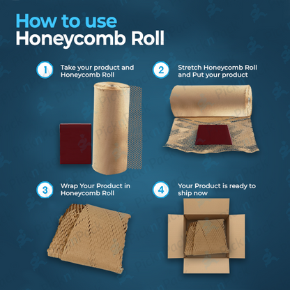 Honeycomb Roll | 15 inch x 250 Mtr ( Pack Of 1 )