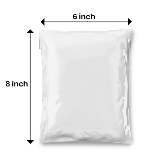 Plain Poly Black and White 6X8 without POD (52 microns)